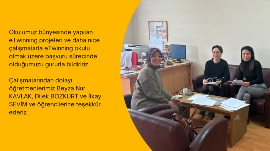 eTwinning Okulu Başvurumuzu Yaptık